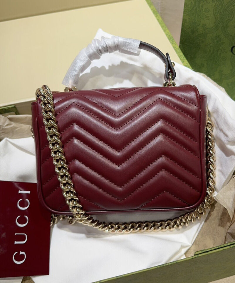 Gucci GG Marmont Mini Top Handle Bag 811238